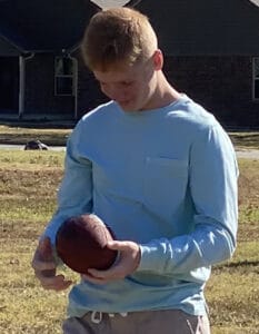 Noah and his football