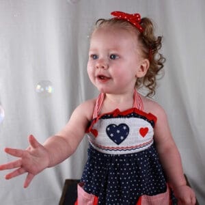 Bekah's baby at age one