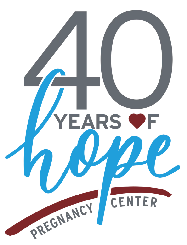Hope Pregnancy Center 40th Anniversary logo