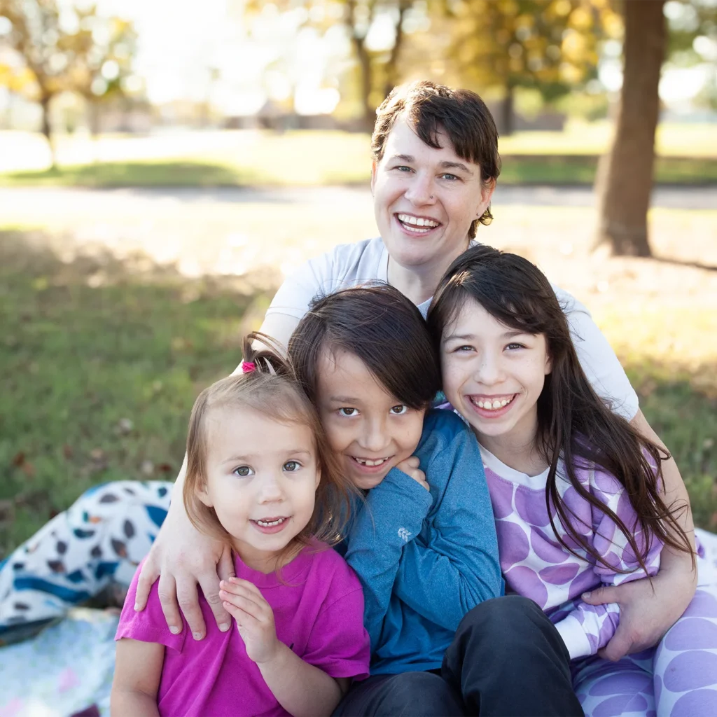 baptist childrens home single mother with her three kids